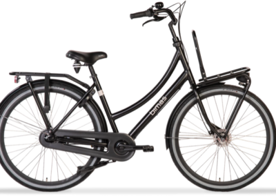 Transportfiets met een aluminium frame. Dus geen roest en een lekker lichte fiets!